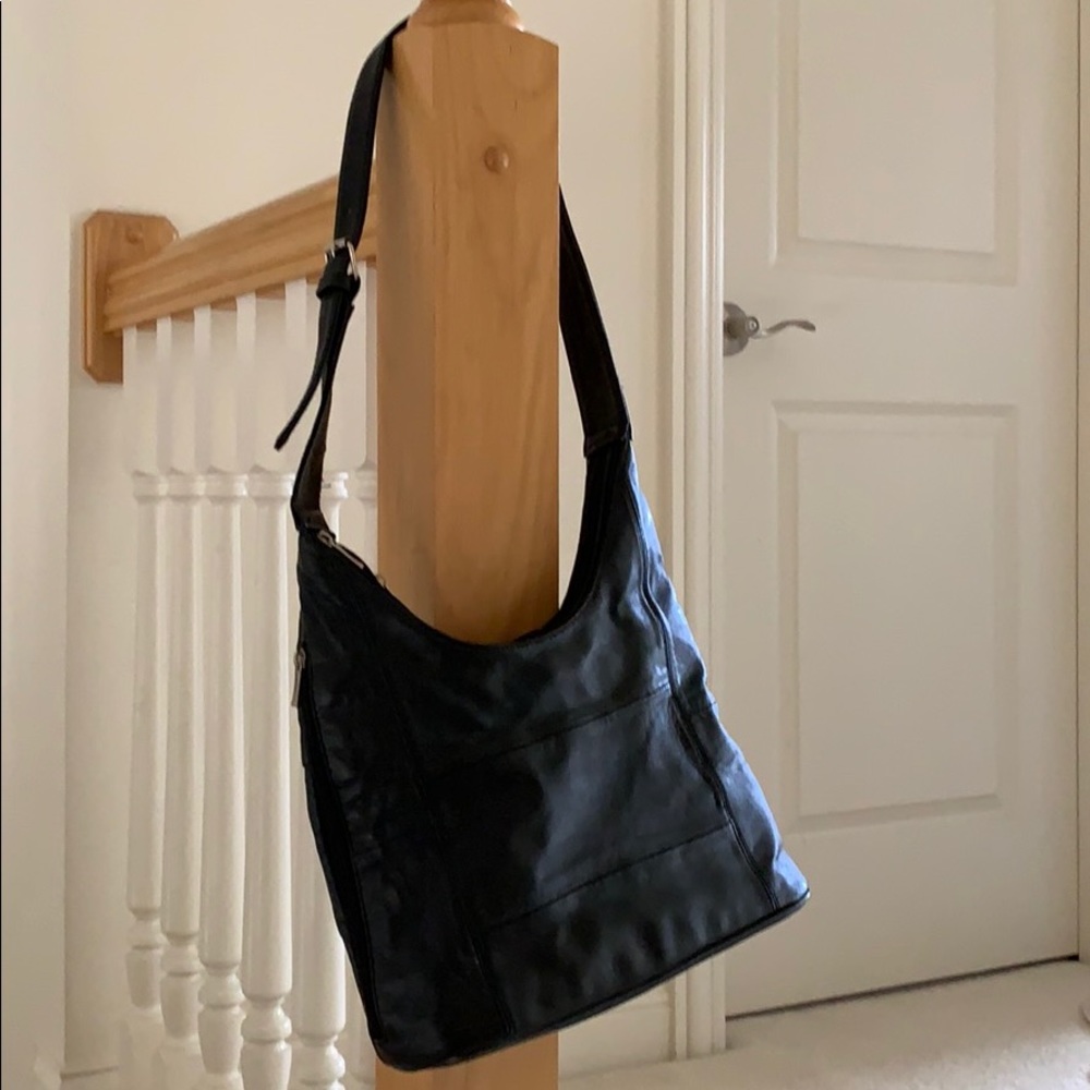 Black Leather Handbag